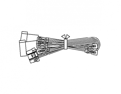 Conector alimentación ALPINE