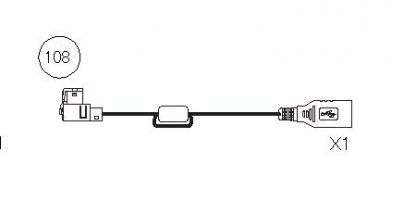 Conector usb IVA-W520R